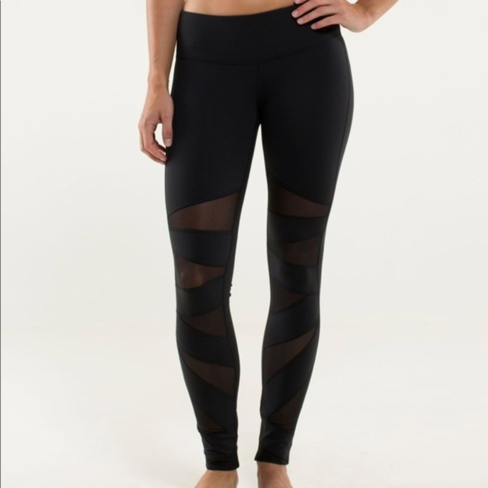 Lululemon Wunder Under tech mesh legging